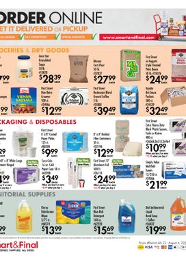 Smart & Final weekly ad from Wednesday 07/22