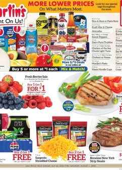 Martin's Super Markets weekly ad from Sunday 07/26