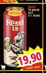 Kozel 12 plech 0,5l