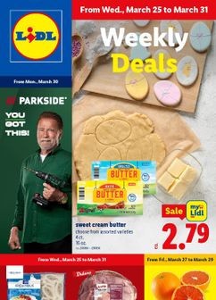 Lidl weekly ad from Wednesday 03/25