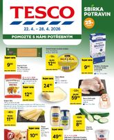 Tesco leták od středy 22.04.