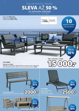 JYSK leták od středy 15.04.