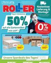 ROLLER-Prospekt von Sonntag 10.05.