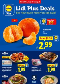 Lidl weekly ad from Wednesday 07/29