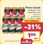 Pilsner Urquell 0,5 l (cena za ks pri kúpe od 6 ks)