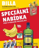 Billa - Speciální nabídka: vybrané prodejny