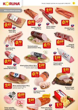 Koruna leták platný od piatku 06.03.