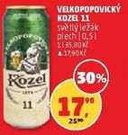 Velkopopovický Kozel 11 pivo 0,5 l