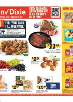 Winn-Dixie weekly ad from Wednesday 07/22