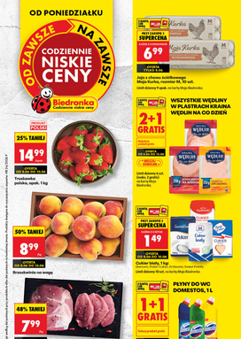 Biedronka Poľsko leták platný od pondelka 08.06.