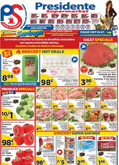 Presidente Supermarket weekly ad from Wednesday 06/24