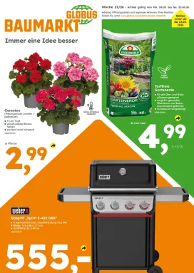 Globus Baumarkt-Prospekt von Sonntag 17.05.