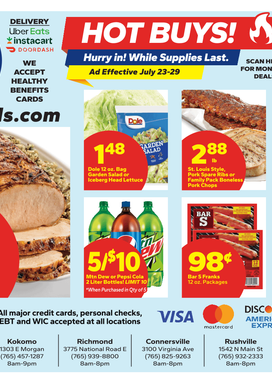 Save a Lot weekly ad from Thursday 07/23