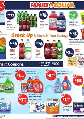 Family Dollar weekly ad from Sunday 03/08