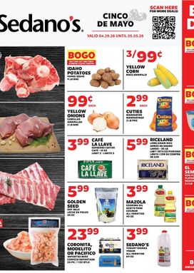 Sedano's weekly ad from Wednesday 04/29