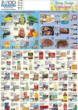 Food Universe weekly ad from Friday 04/24