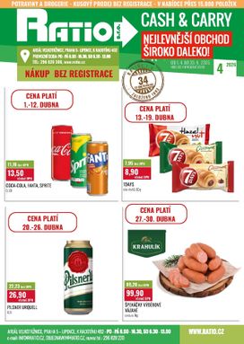 RATIO leták od středy 01.04.