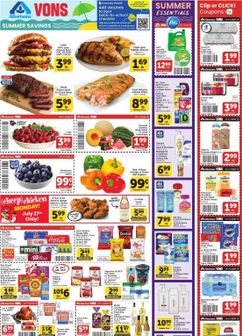 Vons weekly ad from Wednesday 07/22