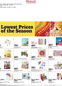 Michaels weekly ad from Sunday 03/15