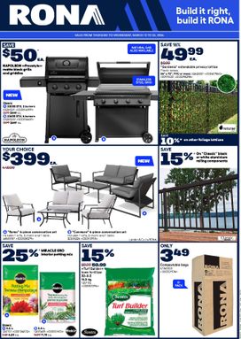 Rona flyer from Thursday 03-12