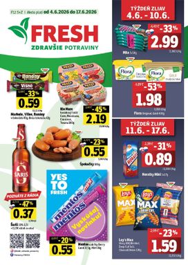 Fresh - Stredné a západné Slovensko