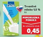 Trvanlivé mlieko 1 l