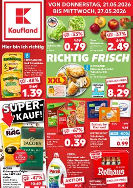Kaufland-Prospekt von Donnerstag 21.05.