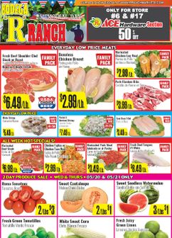 R Ranch Market weekly ad from Wednesday 05/20