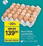 Tesco Vejce z podestýlky S 30 ks