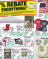 Menards - 11% Rebate Sale