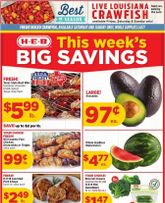 H-E-B weekly ad from Wednesday 04/29