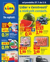 Lidl leták platný od pondelka 27.07.