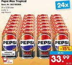 Pepsi Max Tropical 24 x 0,33 l
