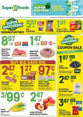 Super 1 Foods weekly ad from Wednesday 06/10
