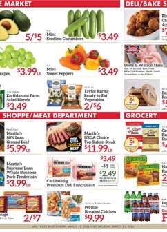 Martin's Super Markets weekly ad from Sunday 03/15