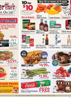 Martin's Super Markets weekly ad from Sunday 05/24