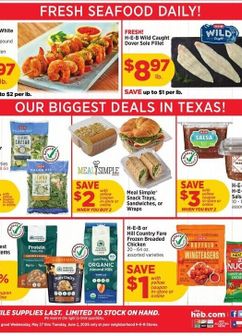 H-E-B weekly ad from Wednesday 05/27