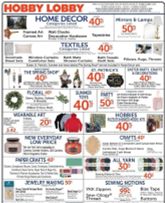 Hobby Lobby weekly ad from Sunday 03/15