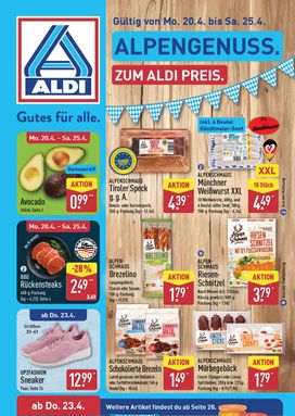 Aldi Nord Německo leták od pondělí 20.04.
