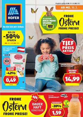 Hofer Rakúsko leták platný od stredy 11.03.