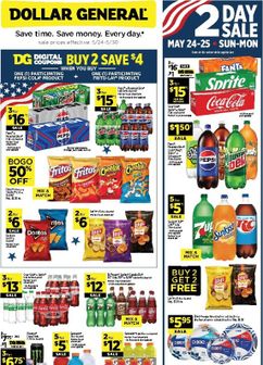 Dollar General weekly ad from Sunday 05/24