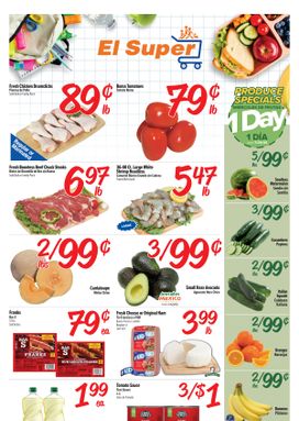 El Super weekly ad from Wednesday 07/29