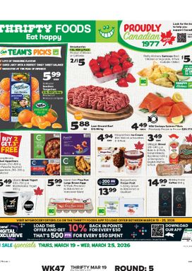 Thrifty Foods flyer from Thursday 03-19