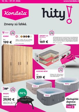 Kondela leták platný od stredy 10.06.