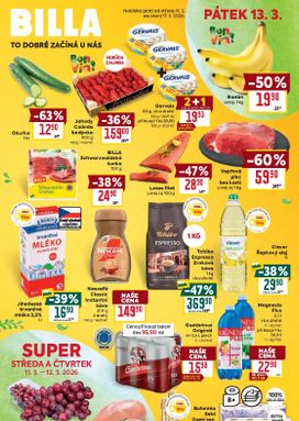 Billa leták od středy 11.03.