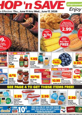 Shop & Save Market weekly ad from Thursday 06/11