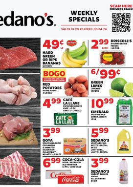 Sedano's weekly ad from Wednesday 07/29