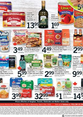 Fortinos flyer from Thursday 03-19