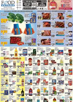 Food Universe weekly ad from Friday 03/27