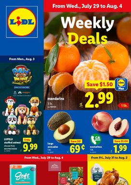 Lidl weekly ad from Wednesday 07/29